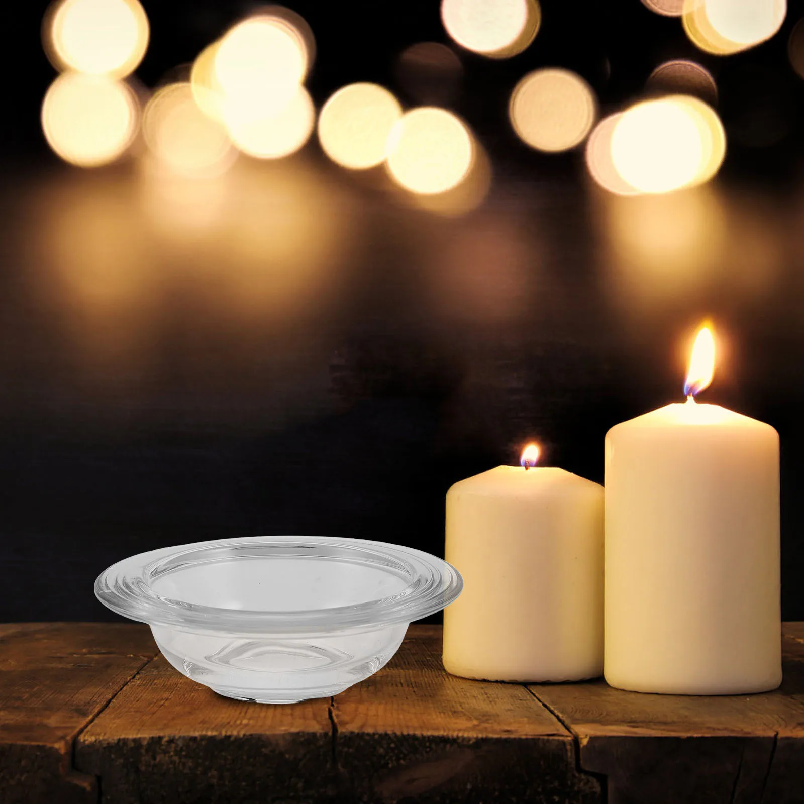 

2Pcs Wax Warmer Dish 9.5cm Glass Tray Heat-Resistant Melting Dish Decoration Wax Melt Containers Oil Warmer