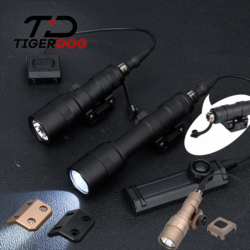 

Softair M300 M600 M300C M600U SF Tactical Airsoft Flashlight Fit 20mm Rail With MLOK KEYMOD Mount Offset Base Weapon Gun Light