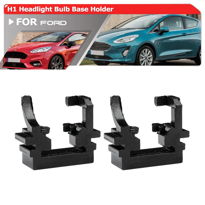 2x OE-Spec H1 Led High Beam Headlight Bulb Base Clip Holders Retainers For Ford Focus MK1 2 3 Mondeo MK4Fiesta MK7 H1 Bracket