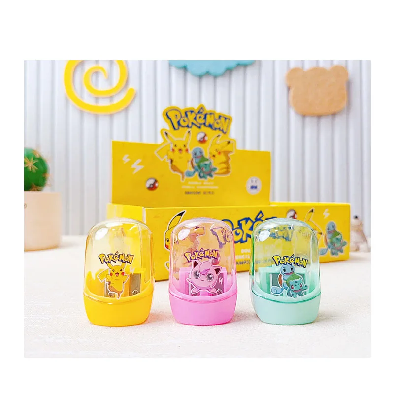 

Новая модель точилки для карандашей Пикачу, милая точилка для школьников, канцелярские принадлежности.