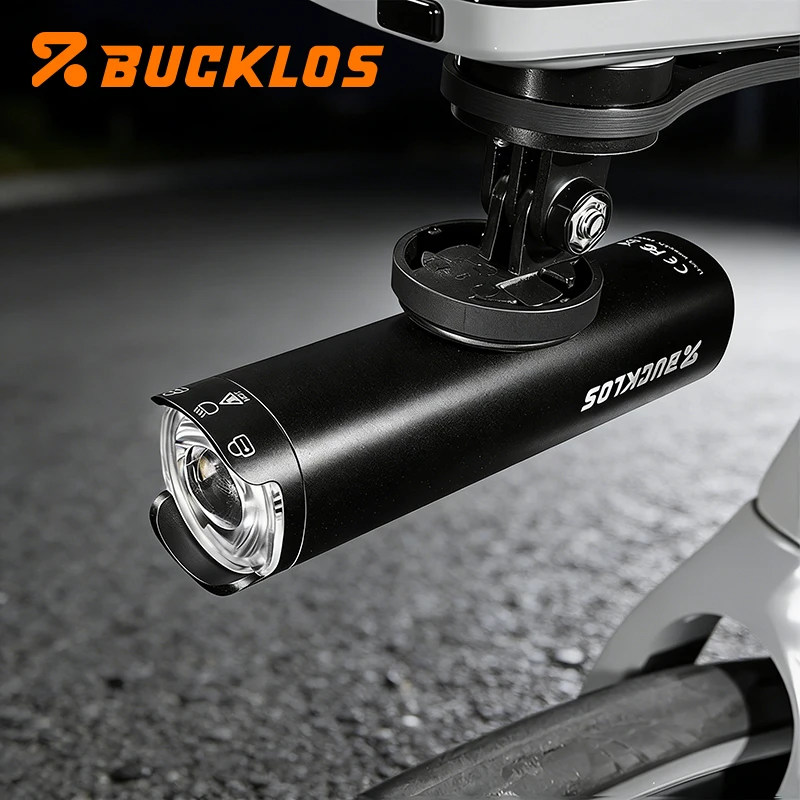 AliExpress BUCKLOS 4500maH Bicycle Headlight Waterproof Bicycle Front Light Aluminum Alloy Bike Lights Cycling Lamp Bicycle Accessories