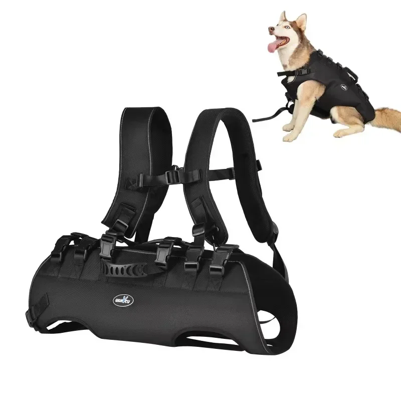 Large Dog Vest Full Body Support Lifting Rehabilitation Carry Handle Dog Lift Harness