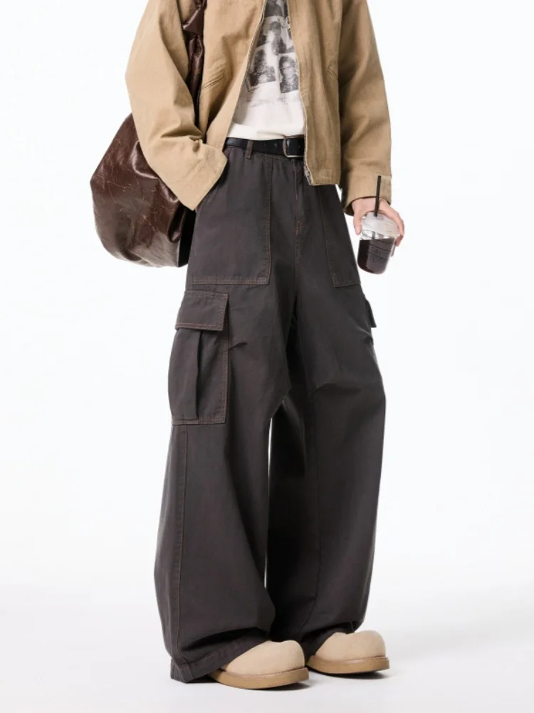 

Мужские прямые брюки Cleanfit American Style для работы, весна-осень, свободный крой, повседневные длинные брюки, модный бренд Knife