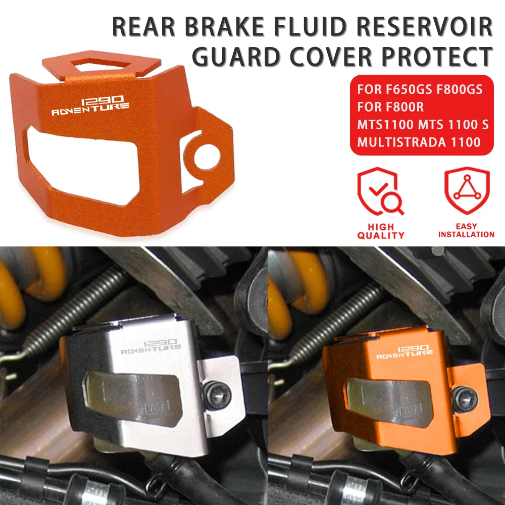 

FOR KTM 1290 SUPER DUKE GT Motorcycle CNC Aluminum Rear Brake Fluid Reservoir Guard Cover Protect 1290 superduke gt Accessories