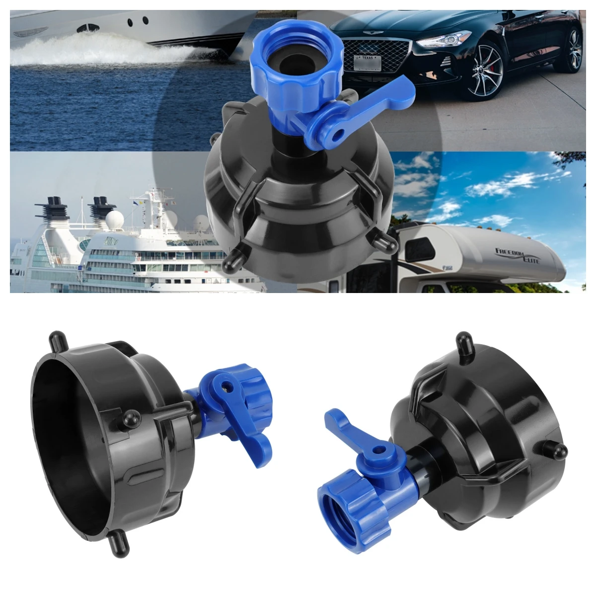 

​RV Waste Water Hose Cleaner with Control Valve