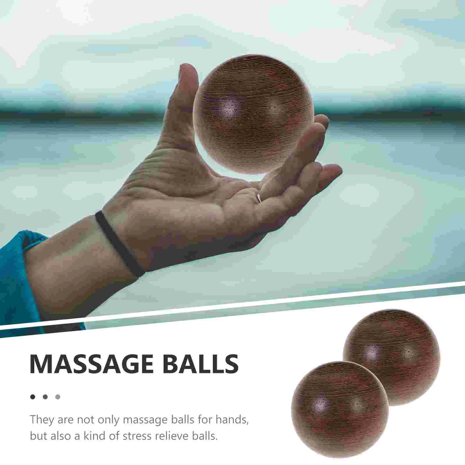 1 Pair of Rosewood Handball Ball Exersice Wrist Balls exercise handballs hand massage balls