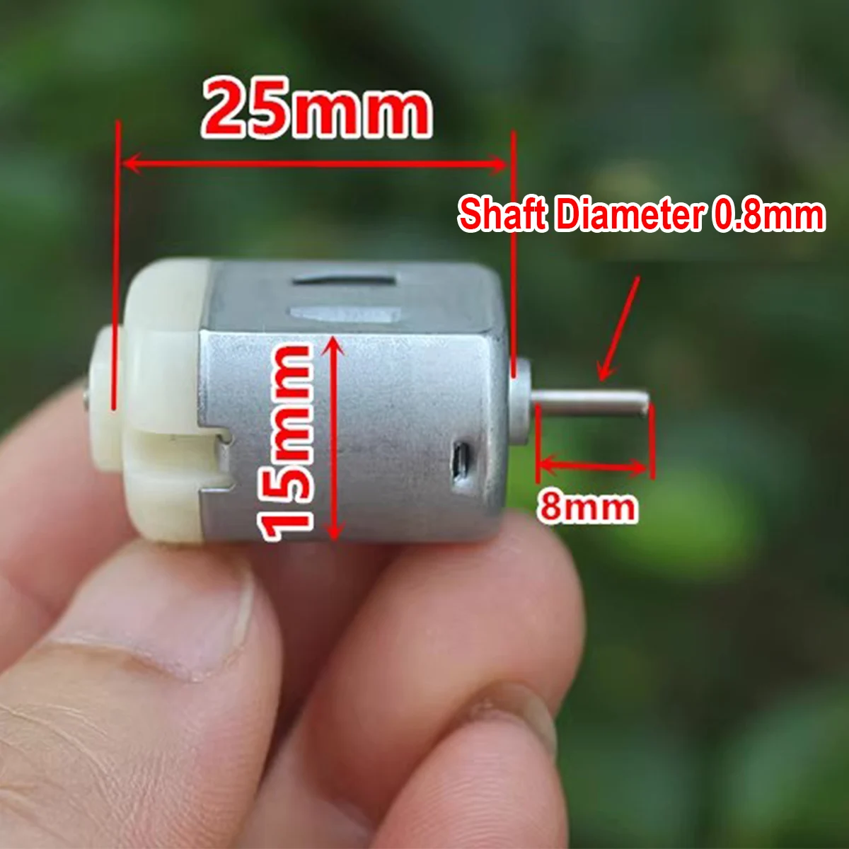 2PCS Mini 130 Electric Motor DC 3V 3.7V 5V 11000RPM High-speed Carbon Brush High Torque DIY Toy Four-wheel Drive Accessories