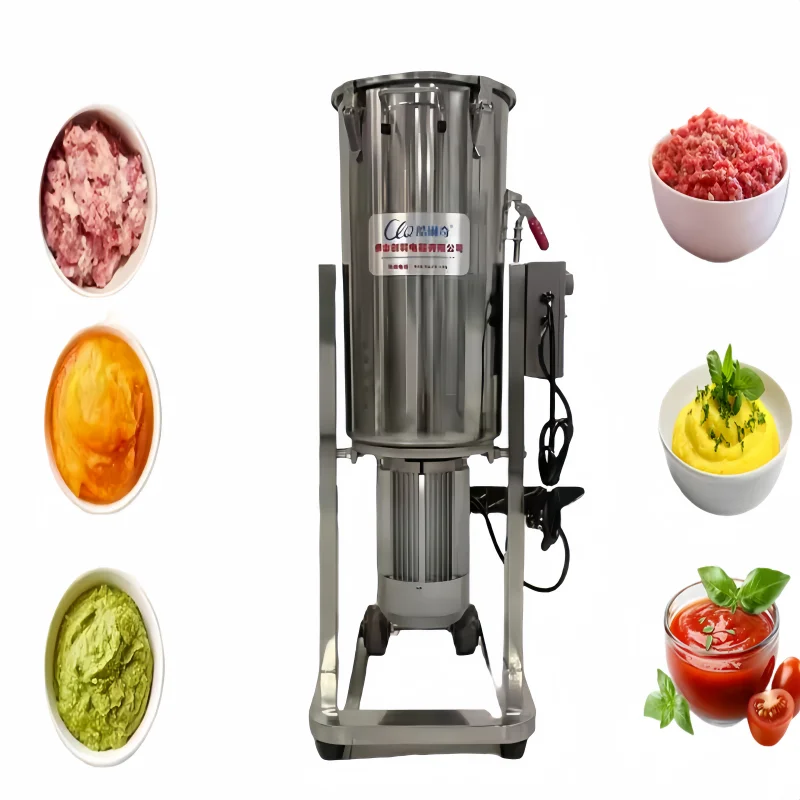 

100L Commercial Onion Vegetable Cutter Blender Mixer Hummus Chopping Machine