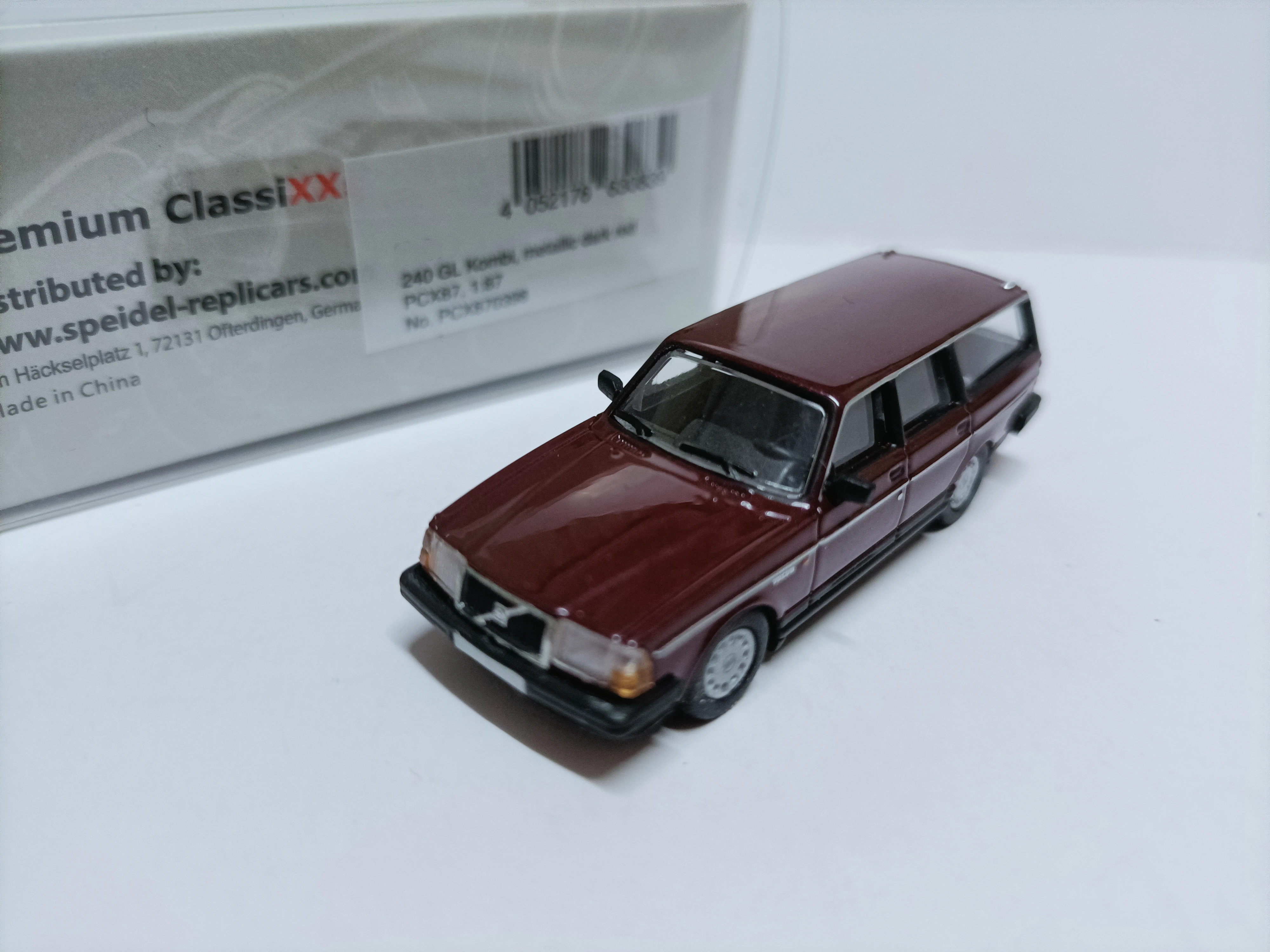 Premium ClassiXXs 1:87 240GL Wagon Vintage Car Simulation Limited Edition Plastic Metal Static Car Model Toy Gift