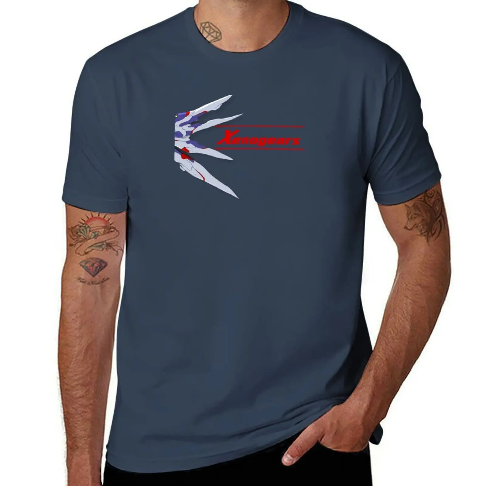 

Xenogears T-Shirt Basic Plain Tee for Spring and Summer