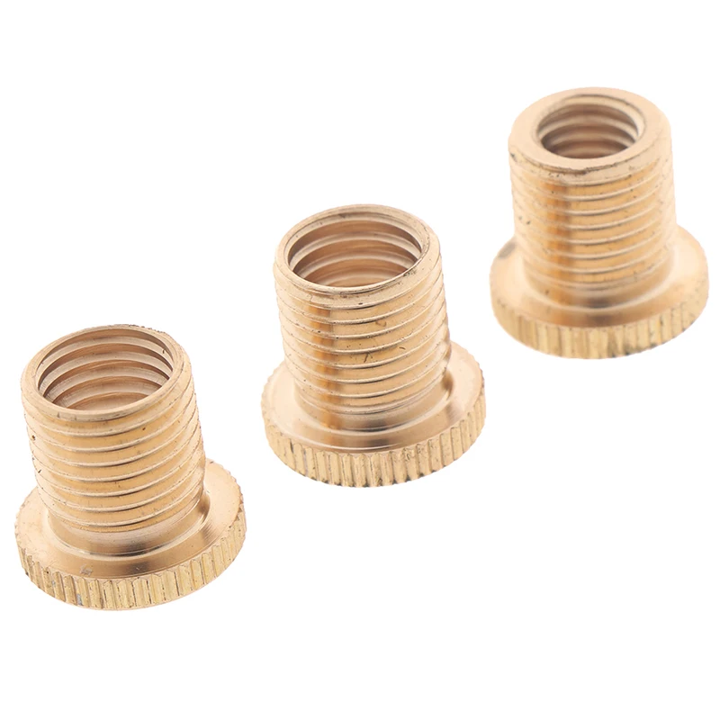 New 3pcs Universal Gear Shift Knob Thread Adapter Nuts Kit M8x1.25 M10x1.25 M10x1.5 for Car Truck Auto Transmission Accessories