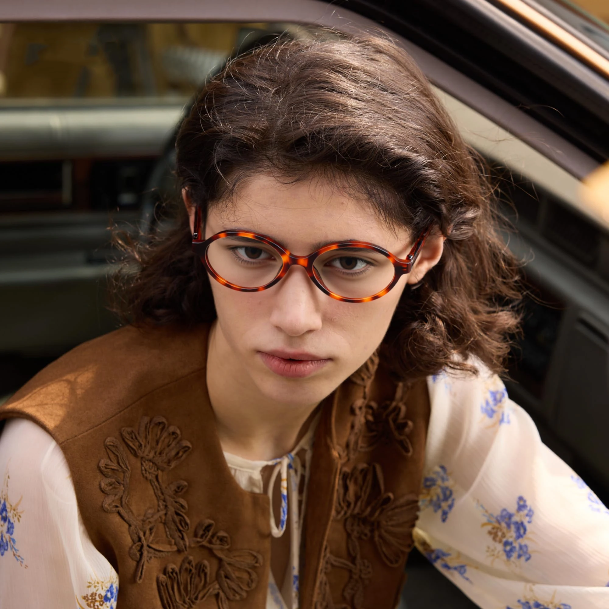 الرجعية البيضاوي مثير النظارات الصغيرة خلات الإطار النظارات الطبية البصرية للنساء مع قصر النظر مصمم العلامة التجارية الفاخرة Y2k نظارات