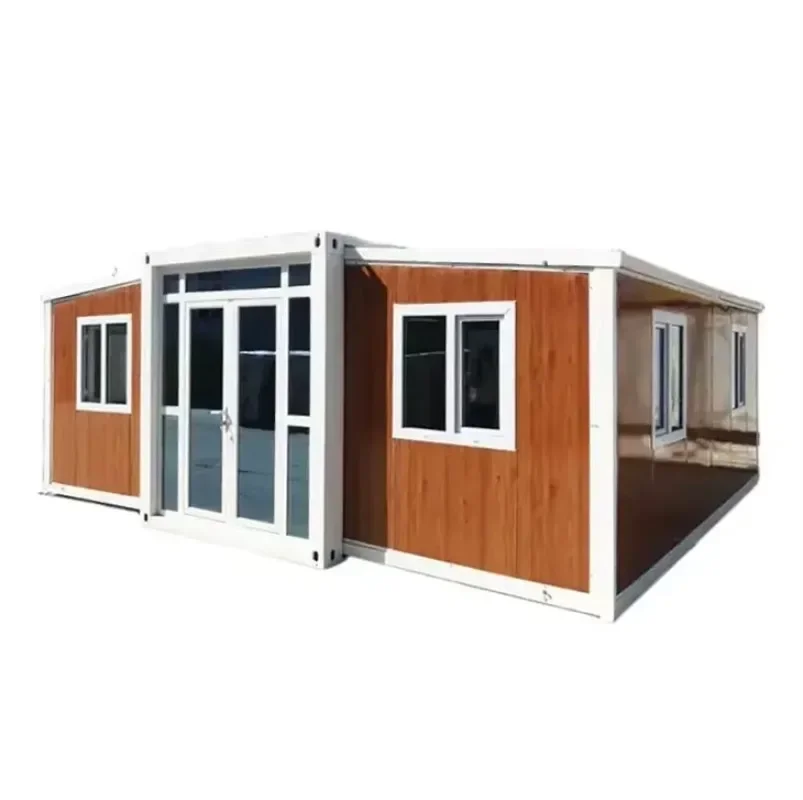 Factory Custom Prefab Luxury Large Expandable Folding Container House High Quality Home Prefabricated with Bathroom and Kitchen