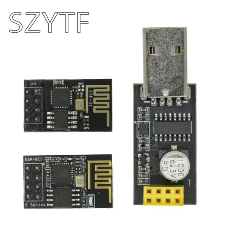 USB to ESP8266 WIFI Module ESP-01 ESP-01S Adapter Board Computer Phone WIFI Wireless Communication Microcontroller Development