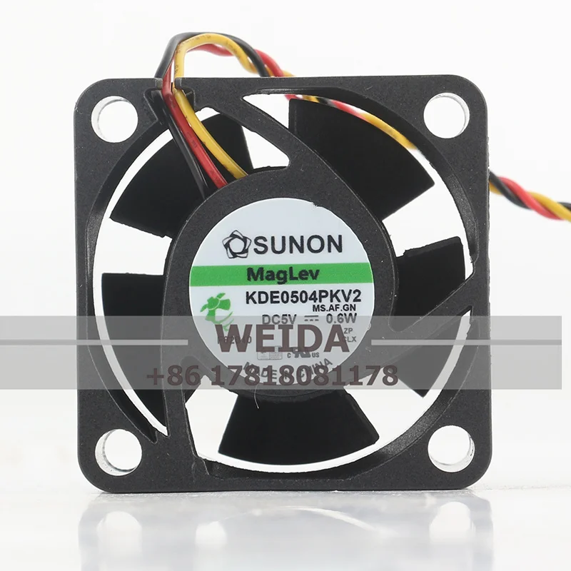 New SUNON 4020 4CM Maglev bearing KDE0504PKV2 5V 0.6W 40*40*20mm  2/3 lines quiet large air cooling fan