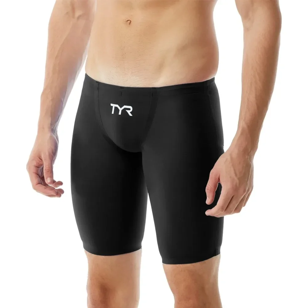 Summer Men's Swim Endurance Athletic Training Beach Jammers Tight Surf Trunks Shorts Swimware Swimsuit Racing Swimming Trunks