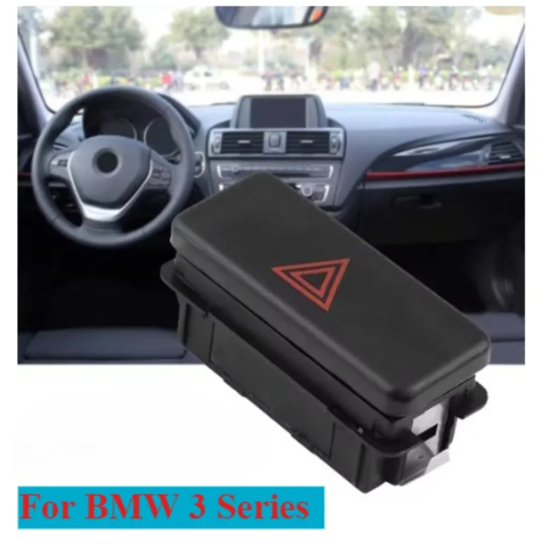 For BMW 3 Series E30 E36 E34 Dashboard Hazard Warning Emergency Light Flasher Switch Alarm Button Replacement 61311374220 OEM
