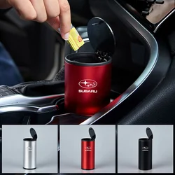 Car Interior Trash Can Storage Bag Garbage Bin Ashtray Accessory For Subaru STI Forester XV Impreza Legacy Outback WRX Crosstrek