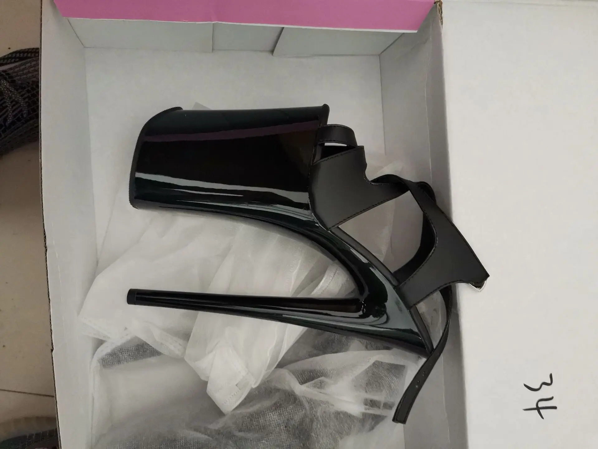 

Summer 20 cm sexy matte black vamp heels, 8 inch stiletto sandals/pole dancing model dance shoes