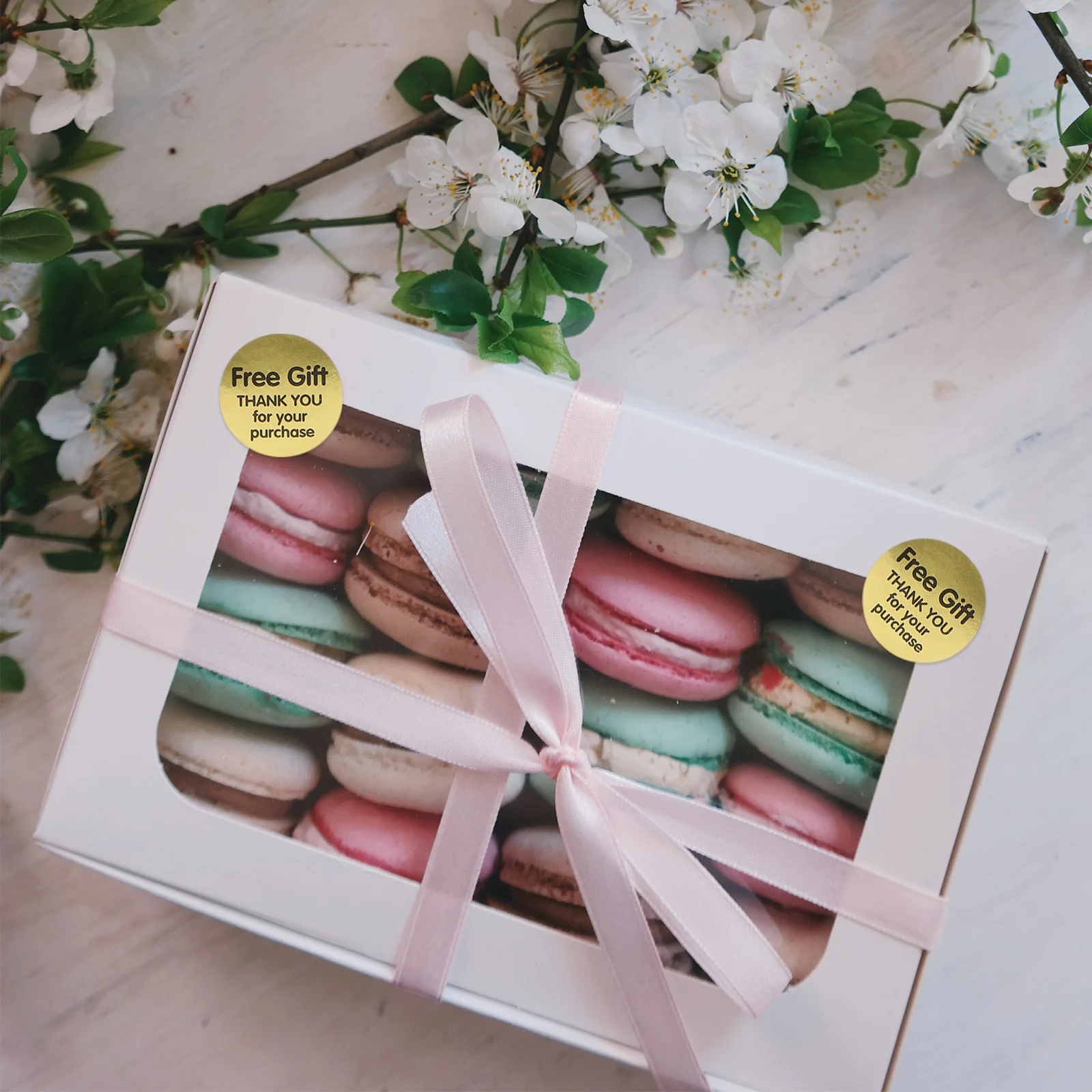 1 لفة ملصق تقدير العملاء لاصق شكرًا لك ملصق هدية لتغليف ملصقات شكرًا لك للأعمال الصغيرة