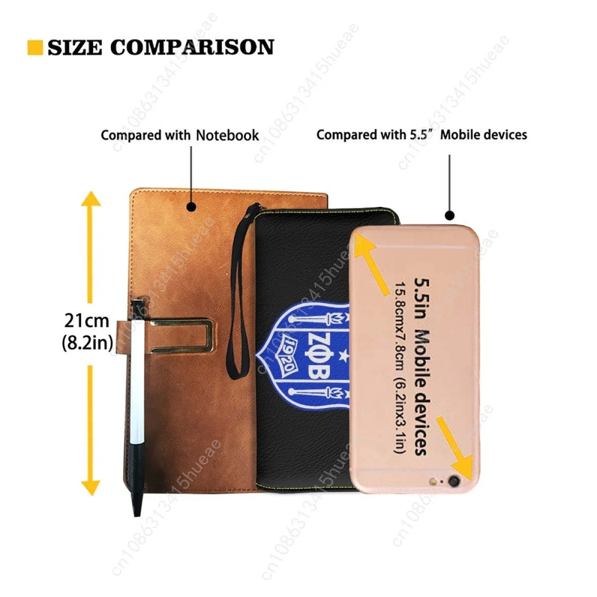 Fashion Zeta Phi Beta Wallet Female New Long Phone Card Holder Zipper New Large Capacity Clutch Girls Gifts Carteras De Mujer