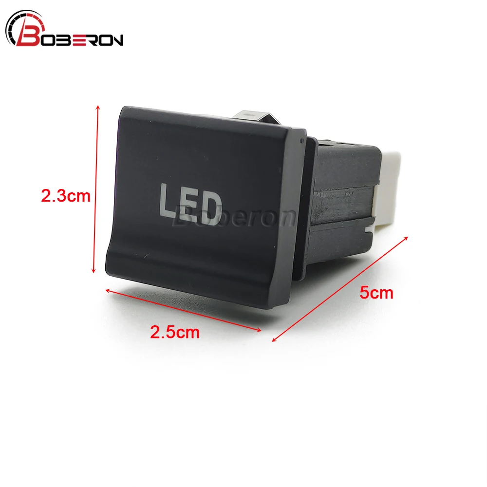 Car Led light Camera Recorder Monitor Radar Parking Sensor Switch Button For VW Polo 6C 2014 2015 2016 Accessories