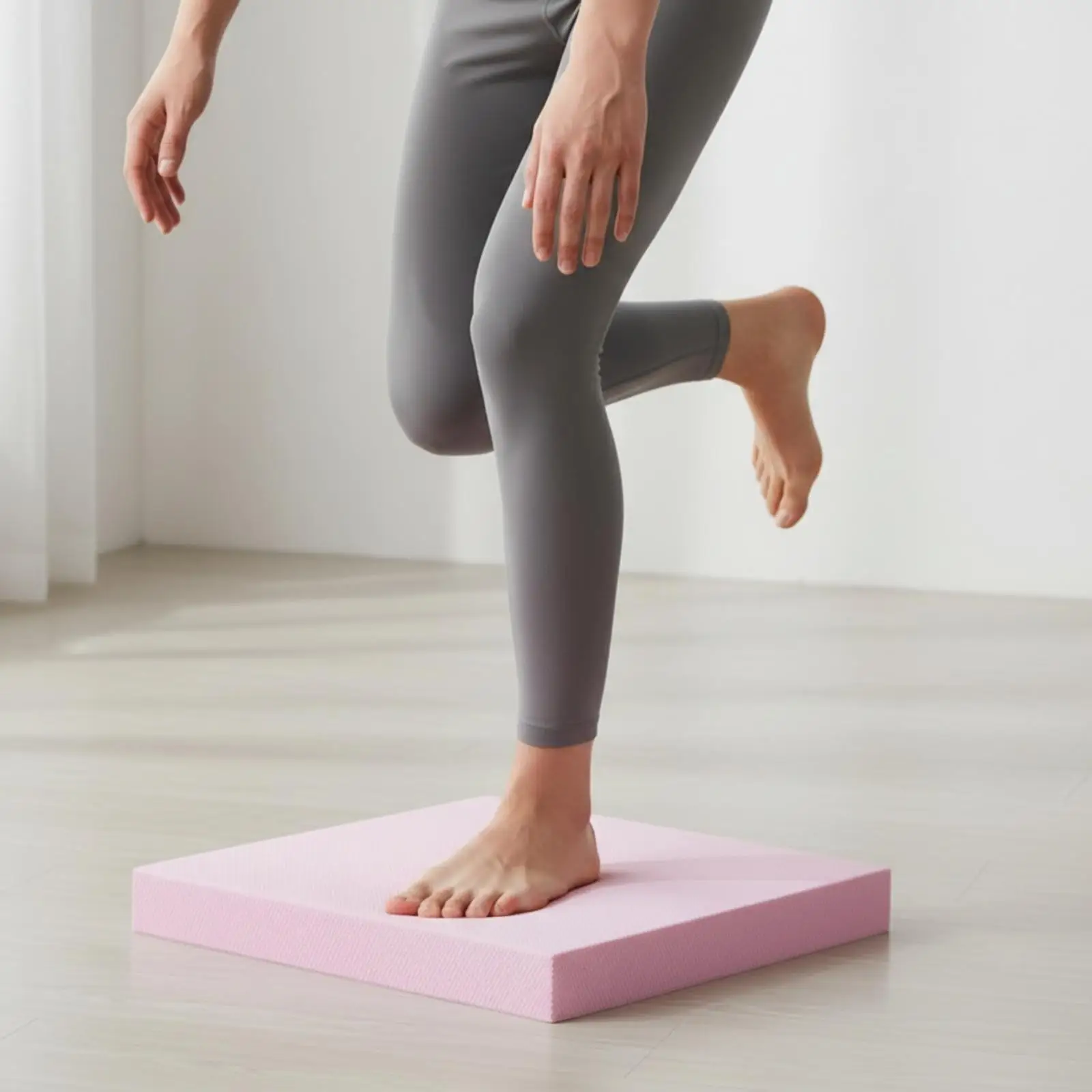 Balance Training Pad Durable TPE Foam Like Balance Pad Fitness Equipment Rubber Mat for Home Gym Balance Exercises view 3