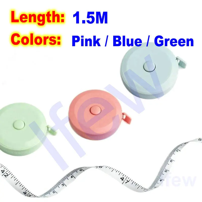 شريط قياس ناعم قابل للسحب، مسطرة قياس على الوجهين، مسطرة مرنة للجسم المحمولة للقياس الطبي لإنقاص الوزن