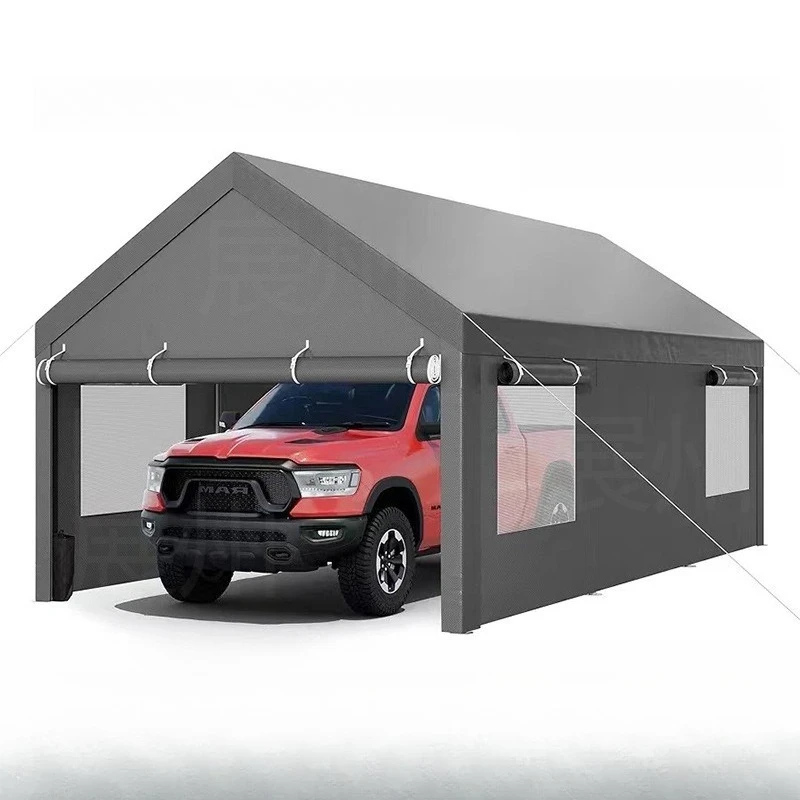 

Outdoor Car Shelter Parking Shed Ceiling Removable Garage Event Party Storage Shed Living Shade Rain Shed