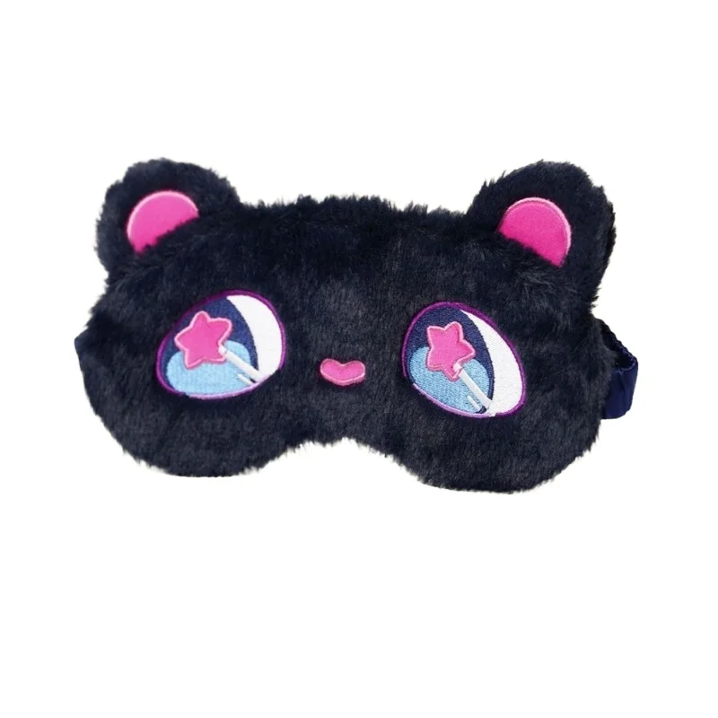 Alien Stage Cartoon Eye Mask Breathable Peripheral Sleep Mask Light Blocking Blindfold for Students Daily & Sum