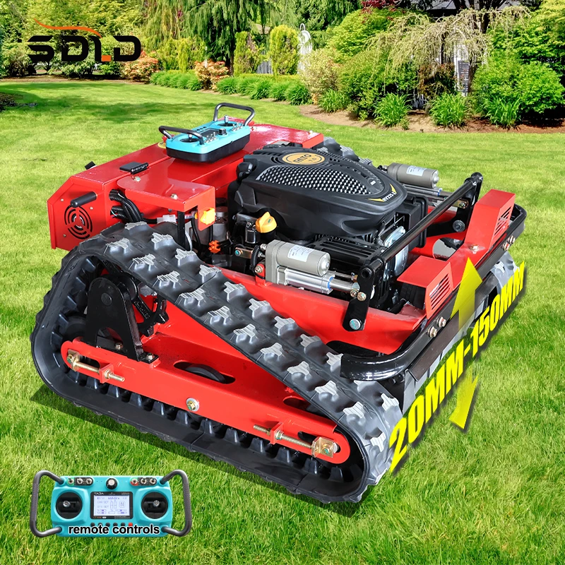 Chinese Factory Hot Wireless Automatic Grass Cutter Machine Rc Riding Remote Control Lawn Mower for Golf Course