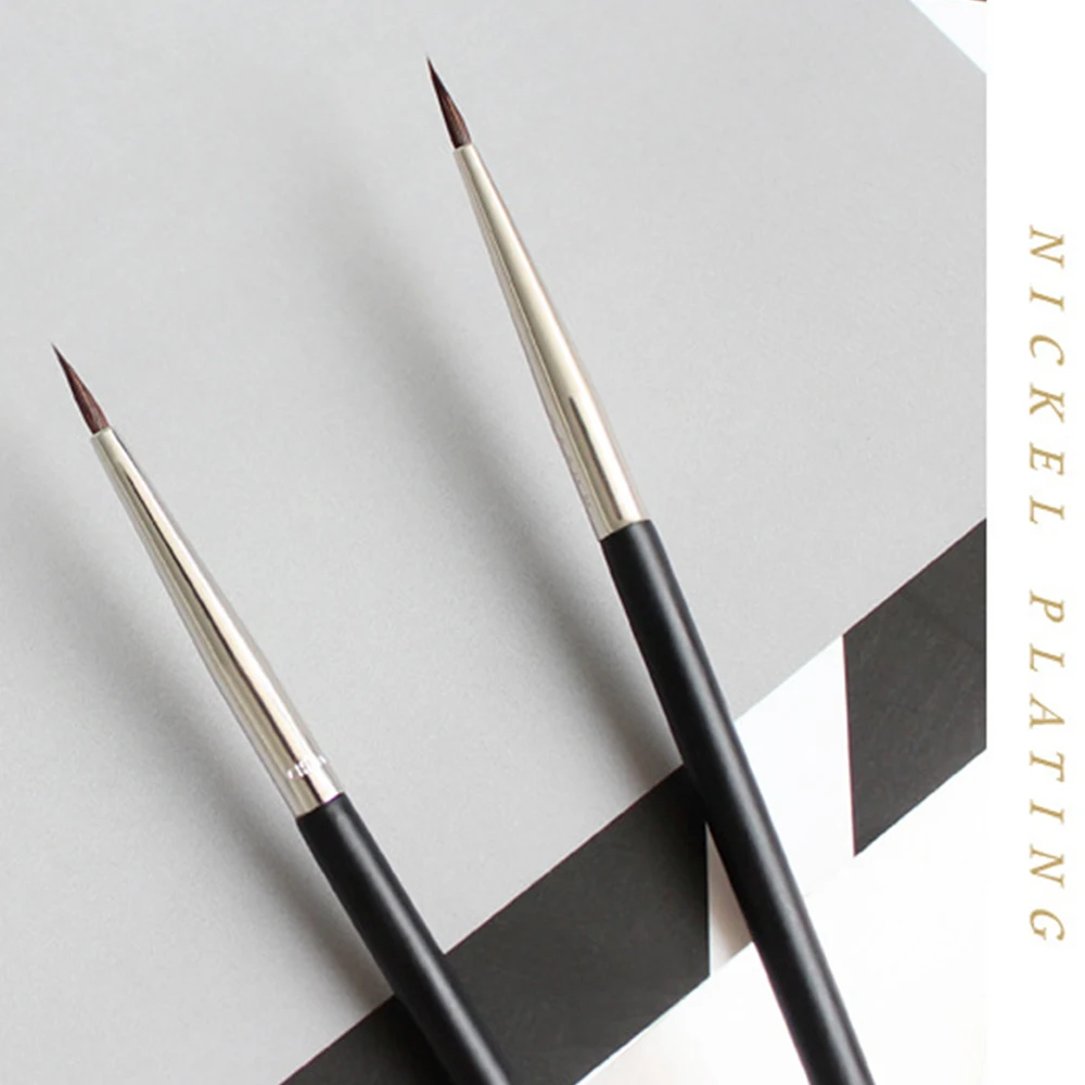 Beauty Makeup Brushes Eye Tools Mink Hair Black Eyeliner Brush Eyeliner Pen Eyebrow Cream Brush