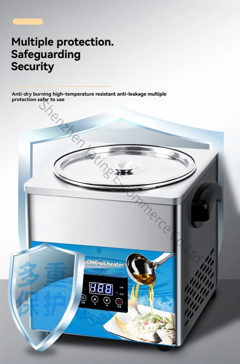 Electric Oil Burning Artifact Constant Temperature Hot Oil Splashed Sauerkraut Fish Boiled Beef Oil Splashed