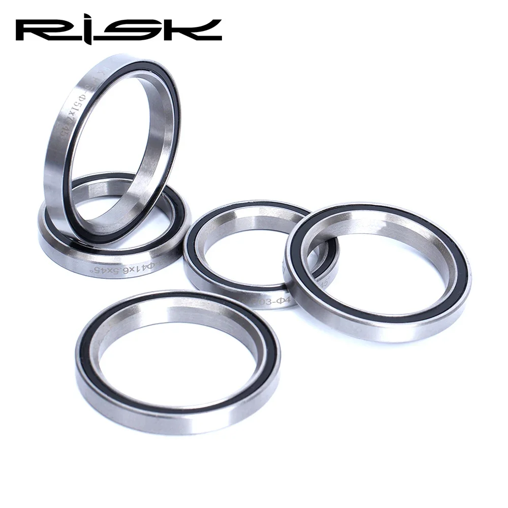 Risk 41/41.8/47/49/52mm Bicycle Headset Bearing Repair Parts MTB Road Bike Headset Repair Steel Parts Accessories