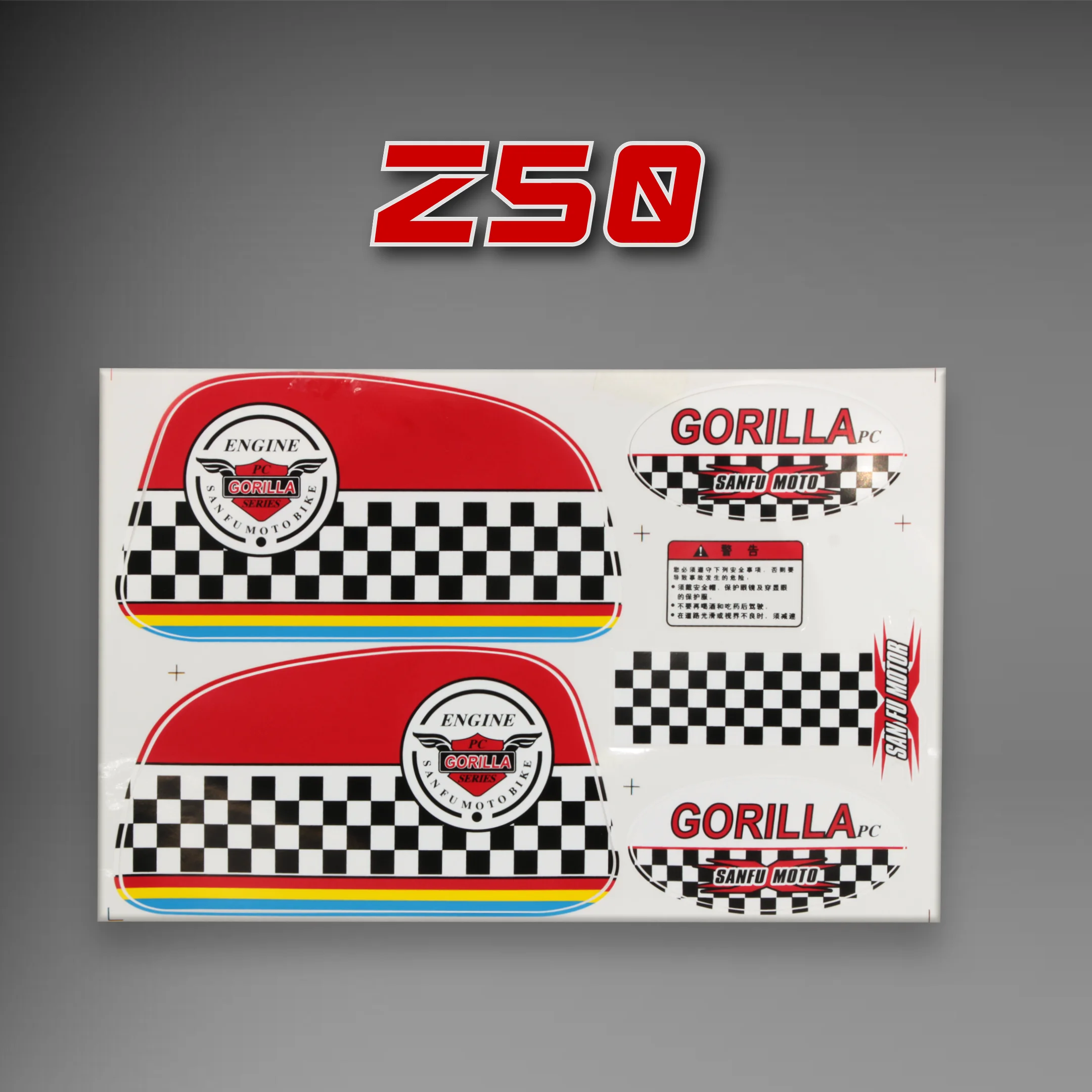 

Monkey Z50 Fuel Tank Gorila Stickers Motorcycles Decorative Stickers for Z50 1967-1979