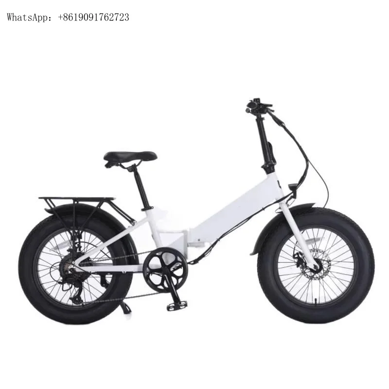 دراجة كهربائية تعمل بالليثيوم قابلة للطي ممتص الصدمات الكامل شائعة في أوروبا والولايات المتحدة إطار عريض مقاس 20 بوصة 4.0 #1