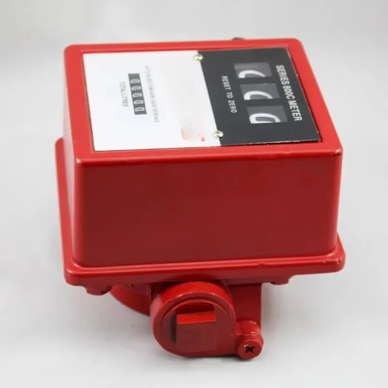 FM-120-4 Mechanical Flow Meter 100 LPM 1 Inch BSP High Precision 1% Accuracy Max 3 Bar 3 Digit Flow Counter
