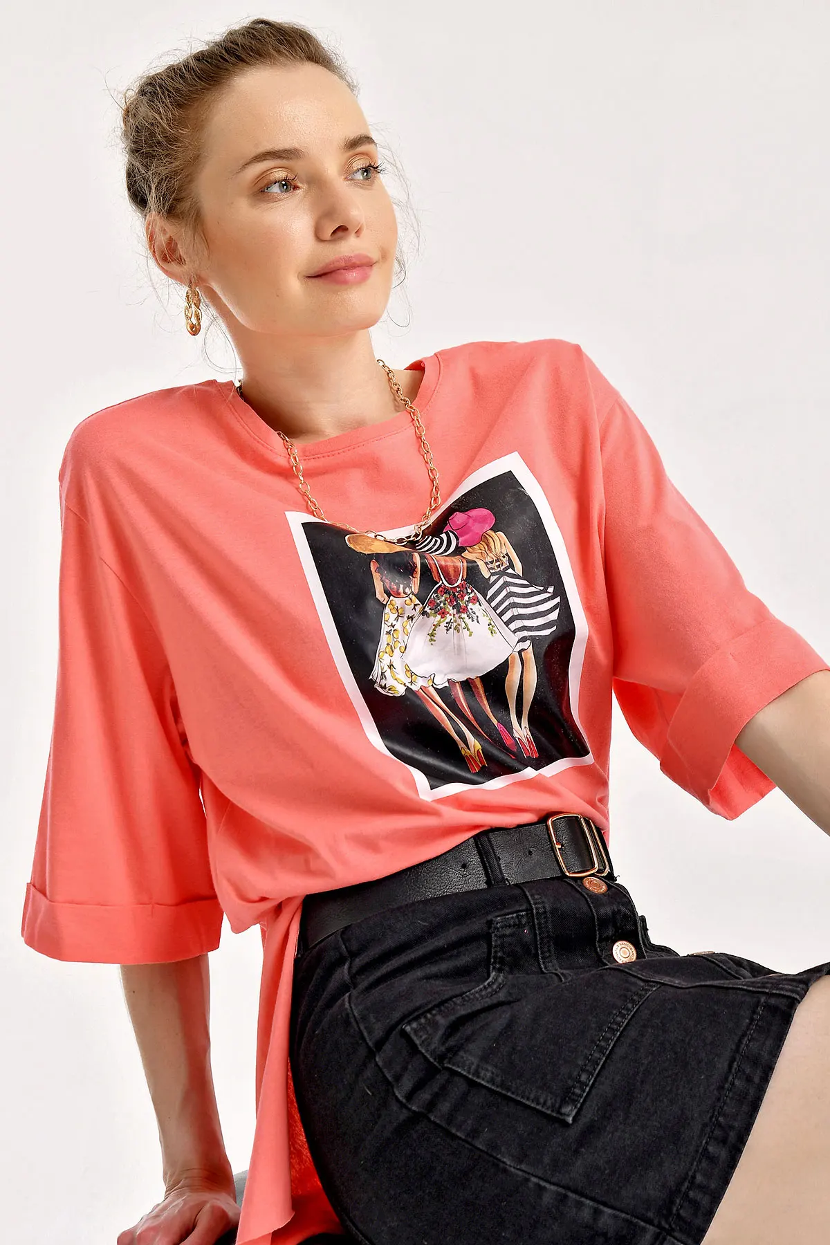 

Printed So Slits Tshirt 2021 Summer Spring Women 'S T-shirt Fashion Tops Sexy Print Ladies top