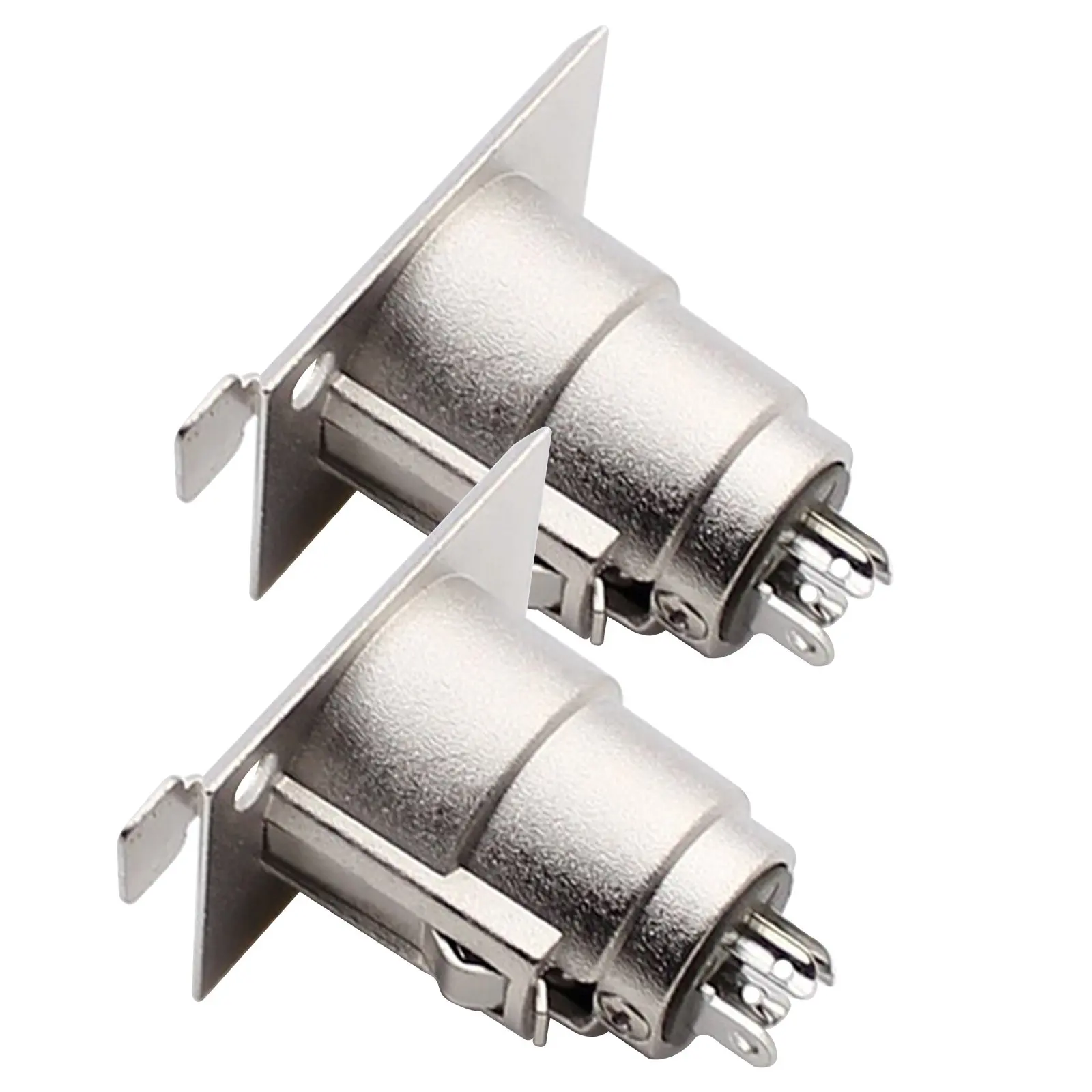 2Pcs 3-Pin Xlr Fema…