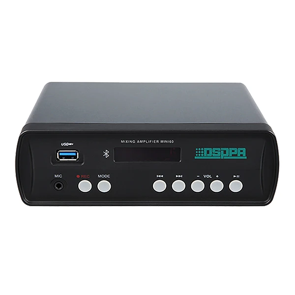 Mini60 30W USB Blue Mini tooth Digital Stereo Class D Amplifier