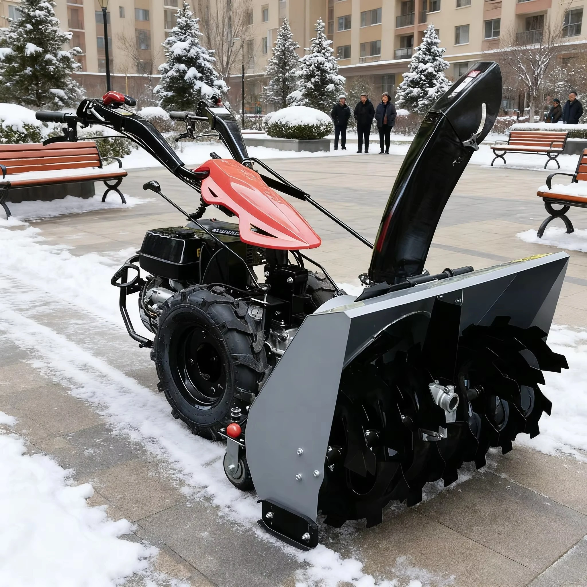Winter  Snow Removal Machine Electrical Starting Snow Blower Sweeper Snow Sweeper Self-Propelled Snowplow