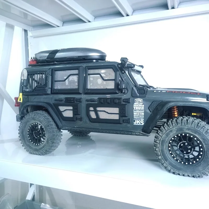 RLAARLO MK07 1/7 RC Crawler Body Armor Deur- en raambeschermers Krasbescherming Installatie zonder boor voor off-road truck-upgrades