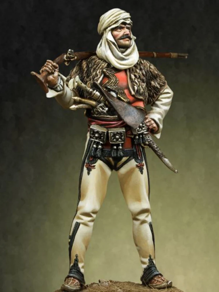 novo-desmontado-1-24-75mm-hajuduk-serb-guerra-osoldado-75mm-kit-de-resina-brinquedos-diy-modelo-de-resina-sem-pintura