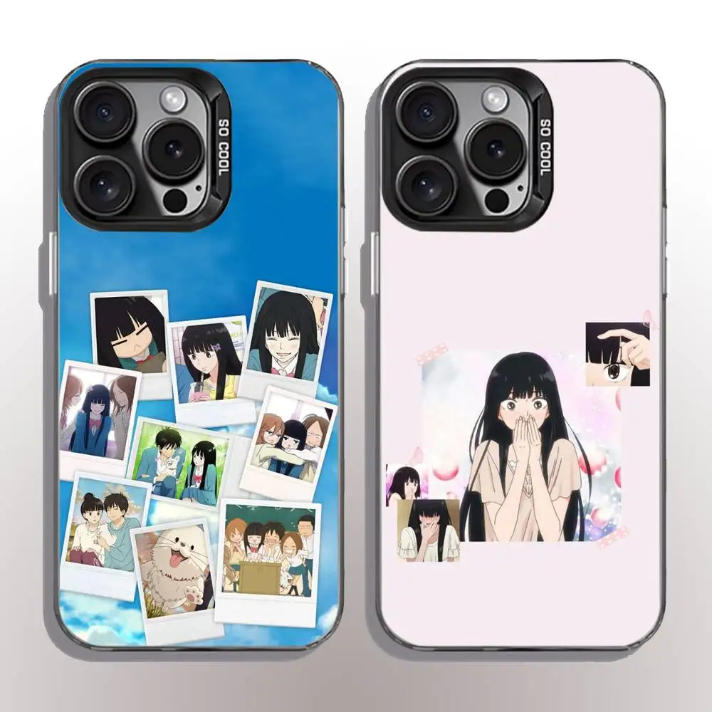 كيمي ني تودوكي أنيمي جراب هاتف جراب هاتف آيفون 11-16 برو ماكس الملونة المضادة للانزلاق مكافحة بصمة تصفيح