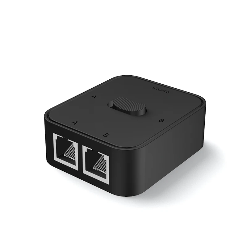 2PCS 1 Gigabit Netzwerk Switcher Switch 3 Port RJ45 Intranet Oder Internet 1 In 2 Out Oder 2 In 1 Out Stecker Und zahlen Keine Stromversorgung erforderlich