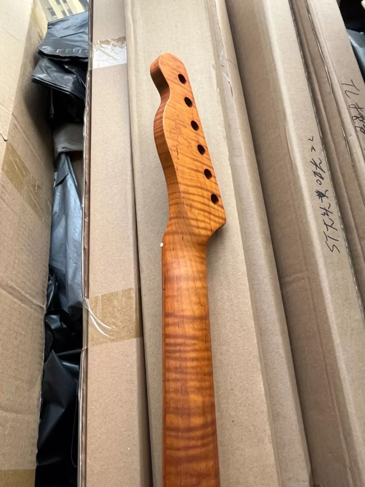 4A Flame Maple Electric Guitar Neck, DIY Alternative Product