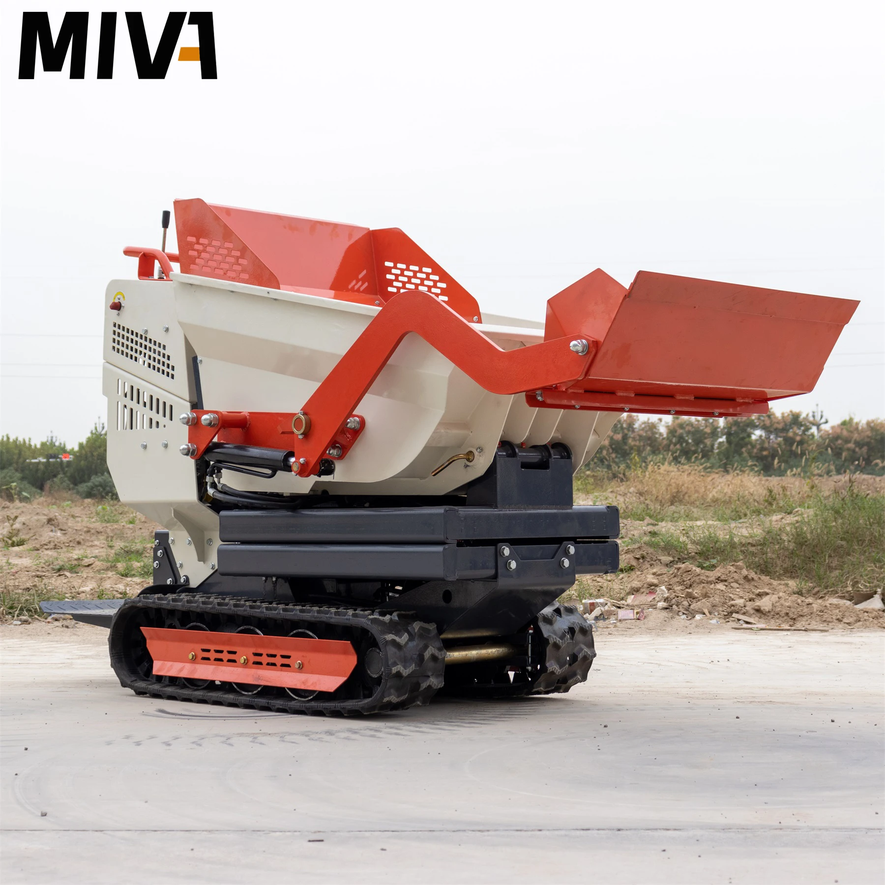 

Customizable Farm Crawler Mini Dumper Truck Hydraulic Skid Steer Trucks Lifting Self-Feeding Dumper For Sale