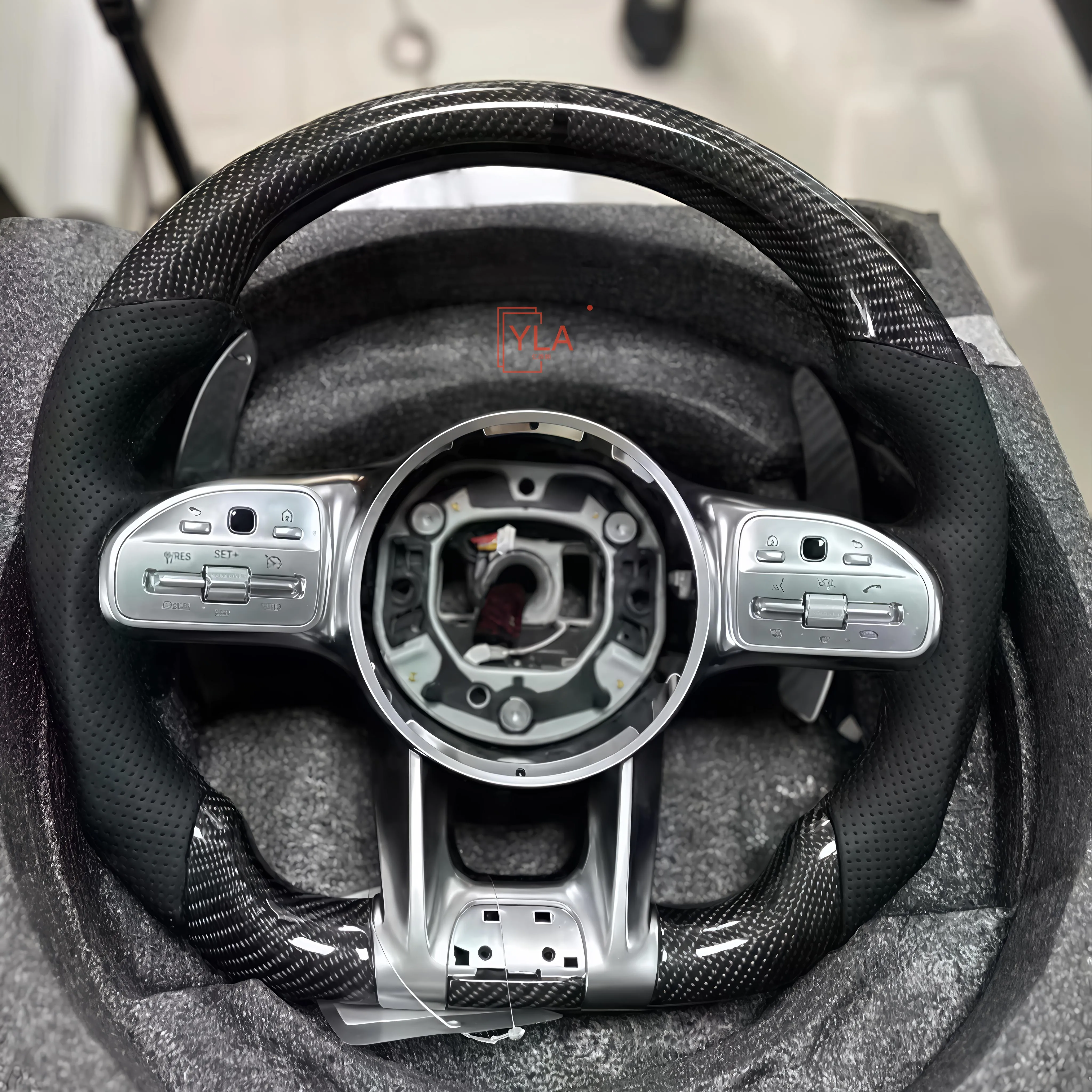 Professional Custom Carbon Fiber Steering Wheel for Mercedes benz s Class W222 W221 AMG