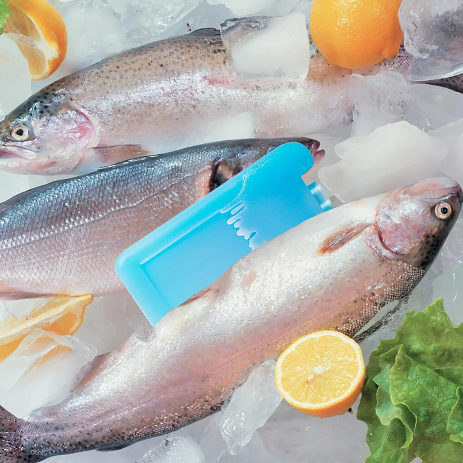 2pcs Ice Blocks Reusable Cold Ice Packs Long-Lasting Cold Block Reusable Portable Lunch Cooler Keep Food Fresh Cooler Ice Pack