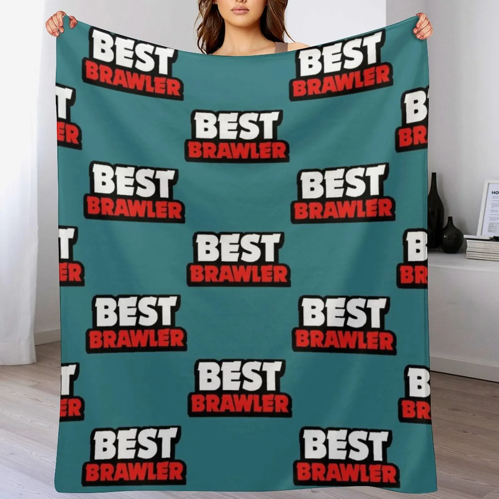 

best brawler Throw Blanket Soft Multi-Purpose valentine gift ideas Beautifuls Blankets